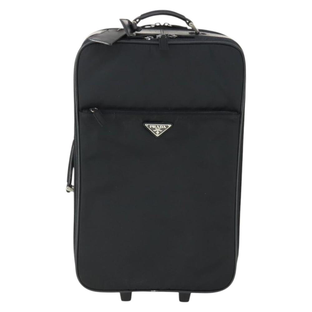 Prada Nylon Carry Bag Black Suitcase